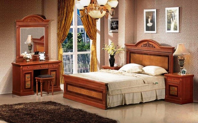 Giường ngủ tân cổ điển phong cách châu âu
